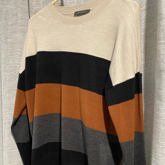 Pumpkin Spice Striped Sweater - Picture 1 of 5